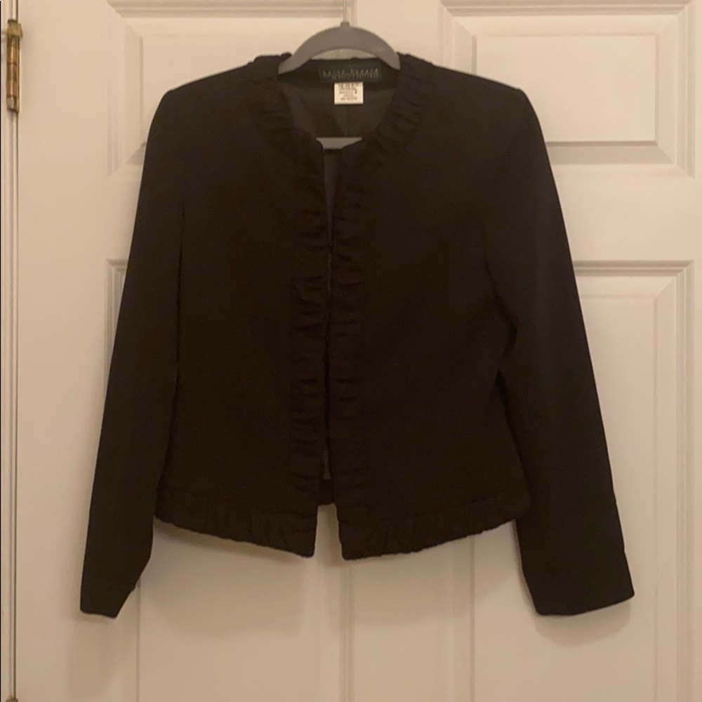 Harve Bernard Ruched Blazer
